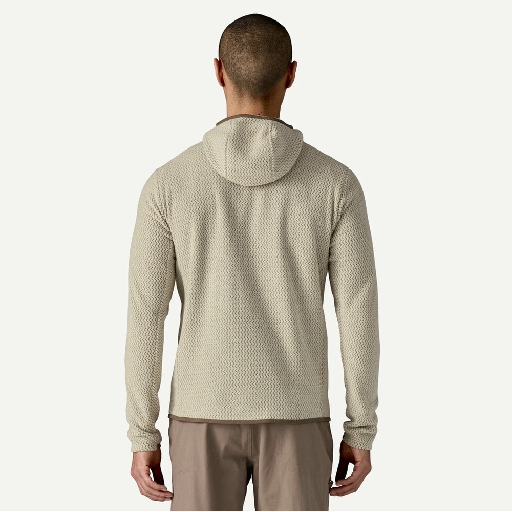 PATAGONIA Men's R1® Air Fleece Full-Zip Hoody (color: Pelican) - Picture 2 of 6